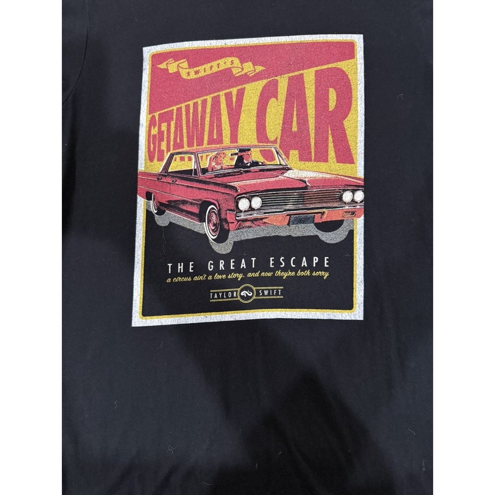 Taylor Swifts Get Away Car black Shirt size small